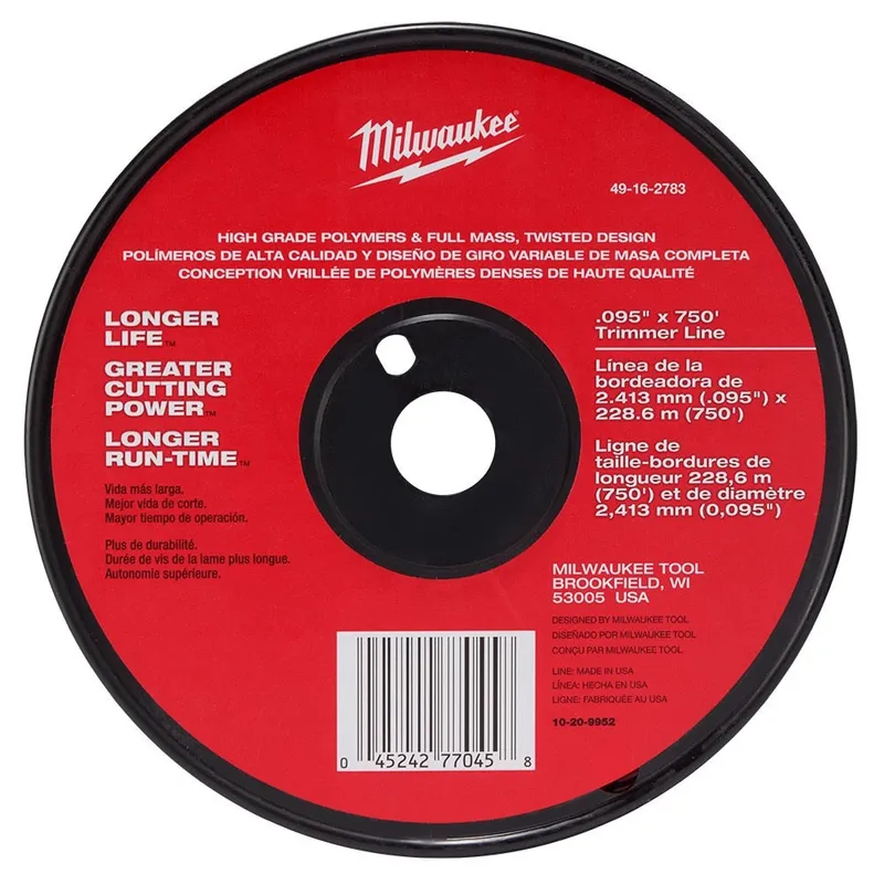 Milwaukee .095" x 750' Trimmer Line