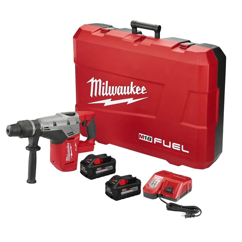 Milwaukee M18 FUEL 1-9/16" SDS Max Rotary Hammer Kit with 2 Batteries