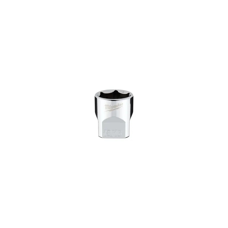 Milwaukee 3/8" Drive 13/16" SAE 6 Point Socket with Four Flat Sides