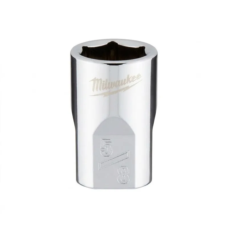 Milwaukee 3/8" Drive 5/8" SAE 6 Point Standard Socket