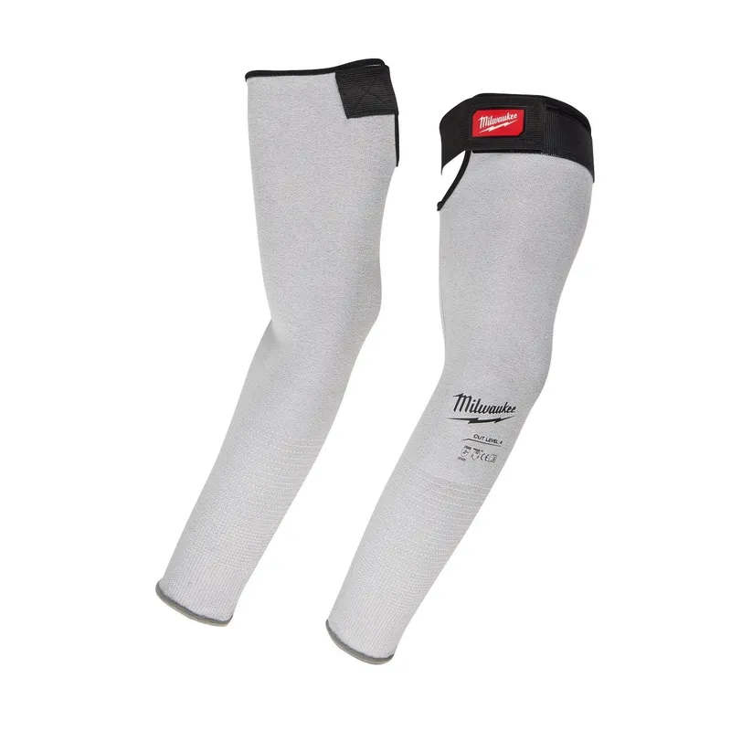 Milwaukee Cut Level 4 Protective Sleeves 16" Light and Breathable 18 Gauge