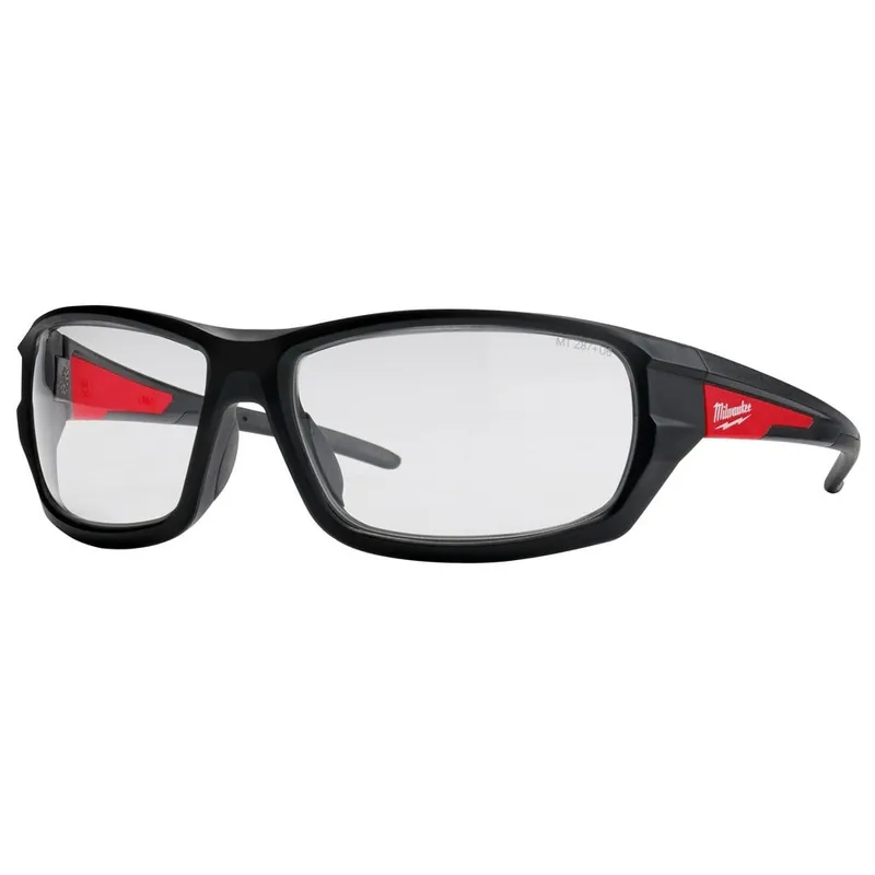 Milwaukee Clear High Performance Safety Glasses (Polybag)