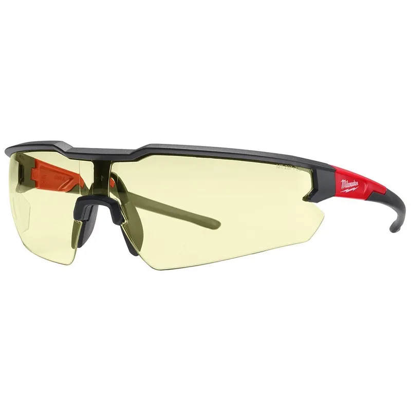Milwaukee Safety Glasses - Yellow Anti-Scratch Lenses