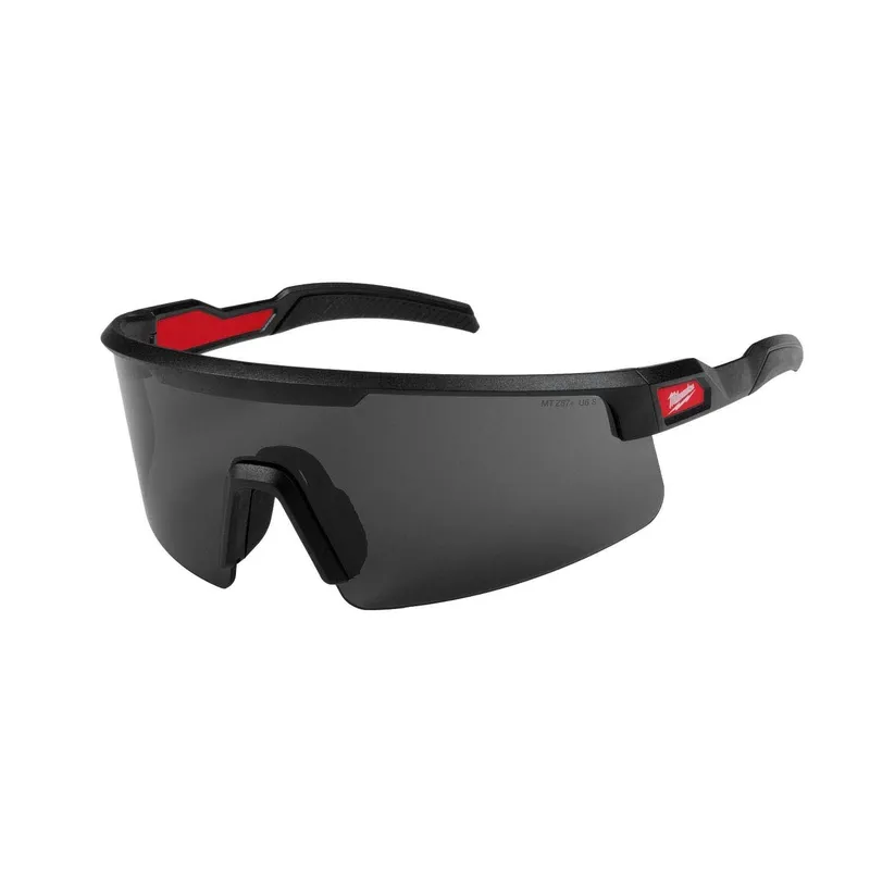 Milwaukee Wrap Around Safety Glasses with Tinted Anti-Scratch Lenses