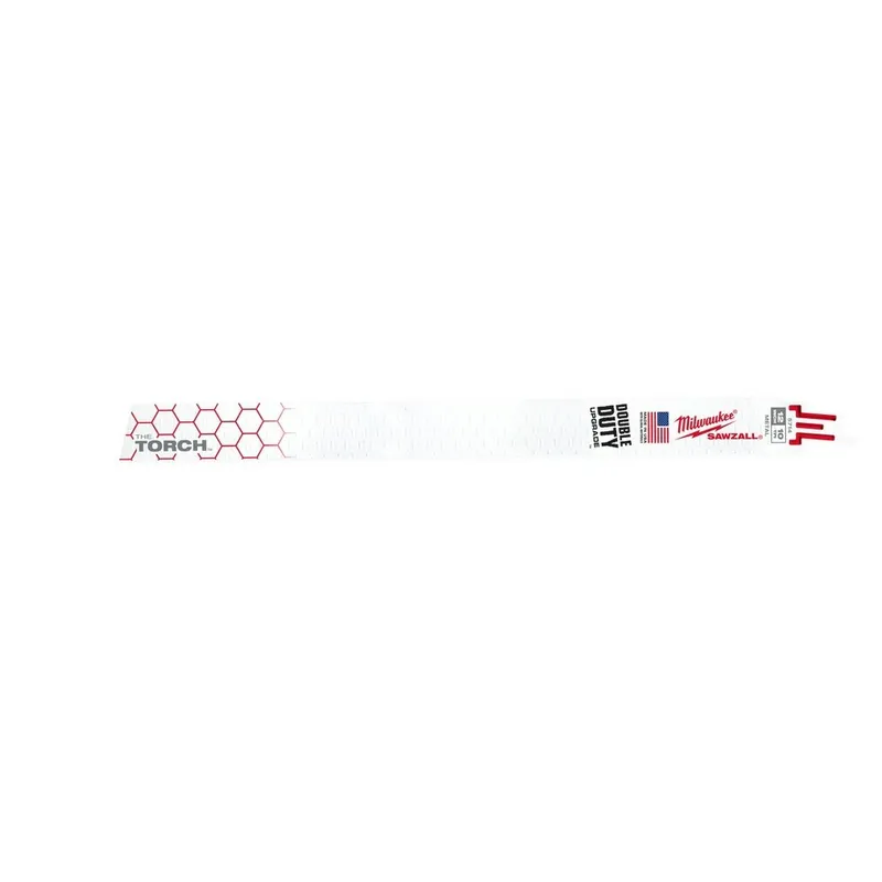 Milwaukee Super Sawzall Blade 10 Teeth per Inch 12-Inch Length, Torch , 5 Pack
