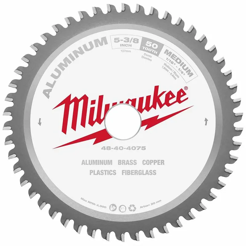 Milwaukee 5-3/8” Metal Saw Blade 50 Tooth Non-Ferrous