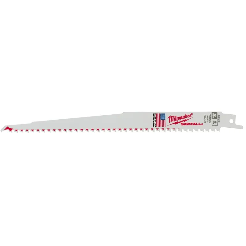 Milwaukee 9" x 6TPI Bi-Metal Super Sawzall Blade 50-Pack