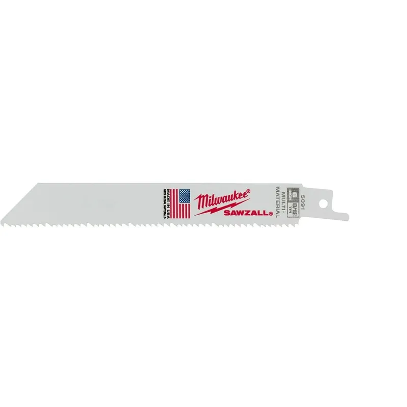 Milwaukee 6" x 8/12TPI Bi-Metal Super Sawzall Blade (50 Pack)