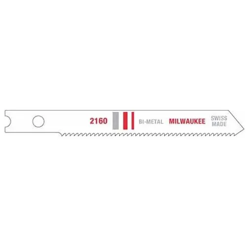 Milwaukee 2-3/4" x 24TPI Bi-Metal Jig Saw Blade 5-Pack