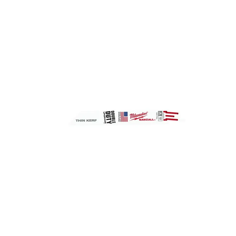 Milwaukee 6" x 10TPI Bi-Metal Super Sawzall Blade 5-Pack