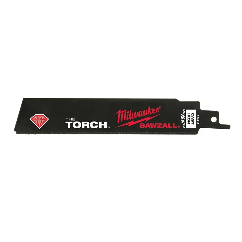 Milwaukee Sawzall Blade 6" Diamond Grit, 1 Pack