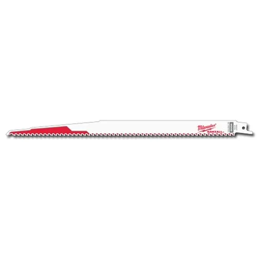 Milwaukee 12" x 6TPI Bi-Metal Super Sawzall Blade, 5-Pack