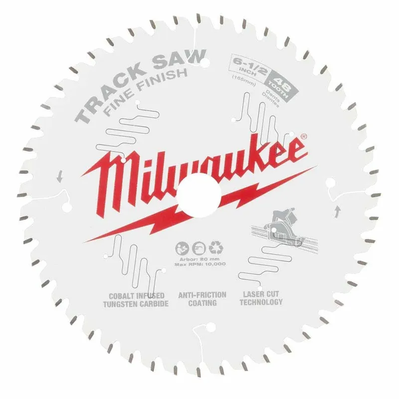 Milwaukee 6-1/2" 48T Fine Finish Track Saw Blade