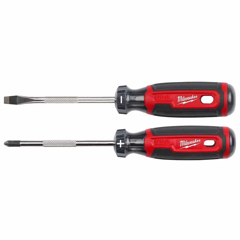 Milwaukee 2PC Cushion Grip Screwdriver Set (USA)