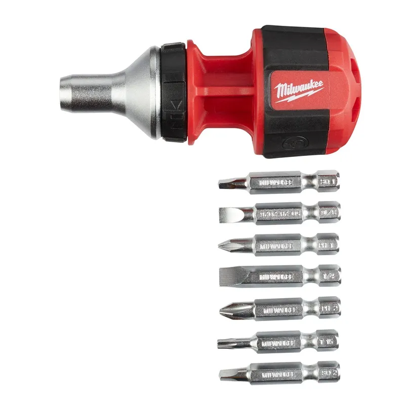 8-IN-1 COMPACT RATCHETING MULTI-BIT DRIV