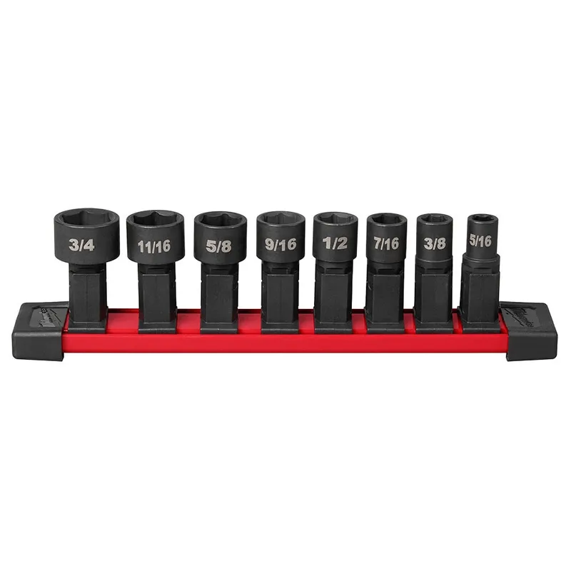 Milwaukee INSIDER Box Ratchet Socket SAE Set 8PC