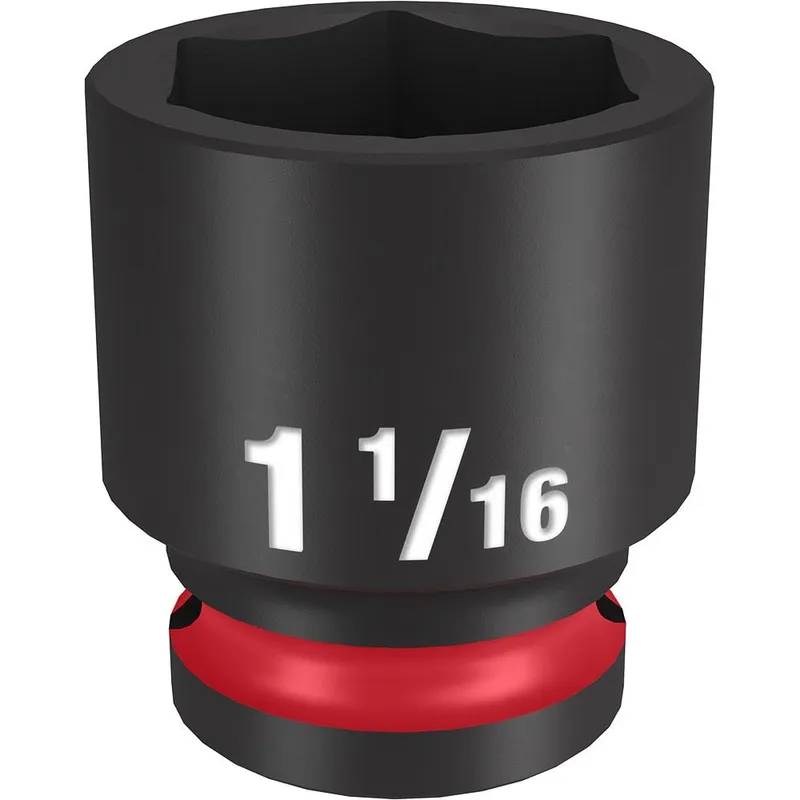 Milwaukee SHOCKWAVE Impact Duty 1/2"Drive 1-1/16" Standard 6 Point Socket