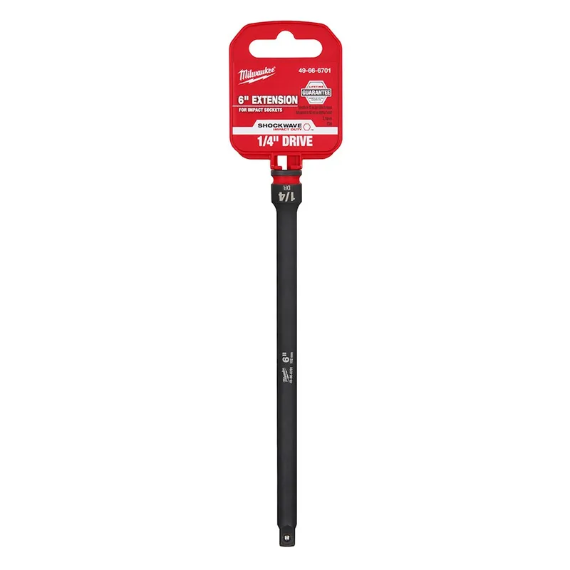 Milwaukee SHOCKWAVE Impact Duty 1/4" Drive 6" Extension
