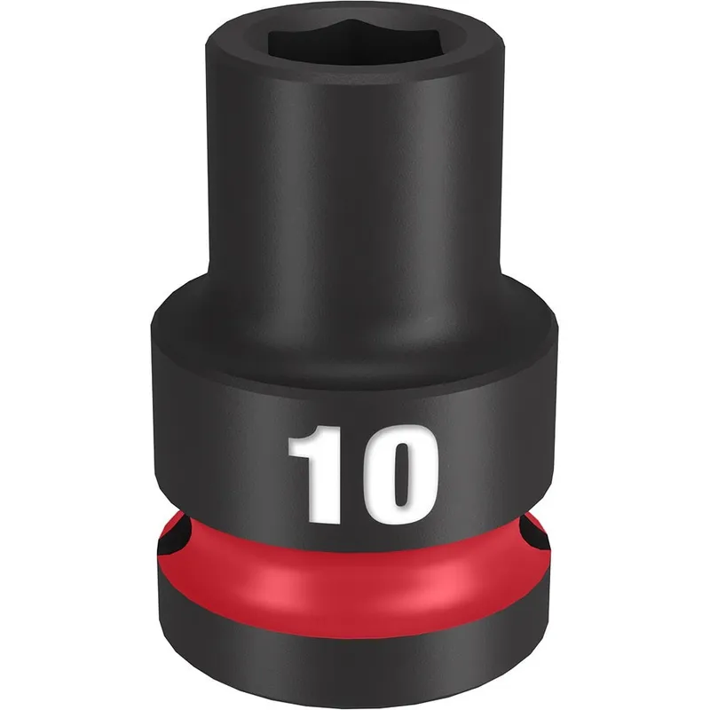 Milwaukee SHOCKWAVE Impact Duty 1/2"Drive 10MM Standard 6 Point Socket