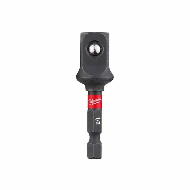 Milwaukee SHOCKWAVE Impact Duty 1/4" Hex to 1/2" Square Socket Adapter