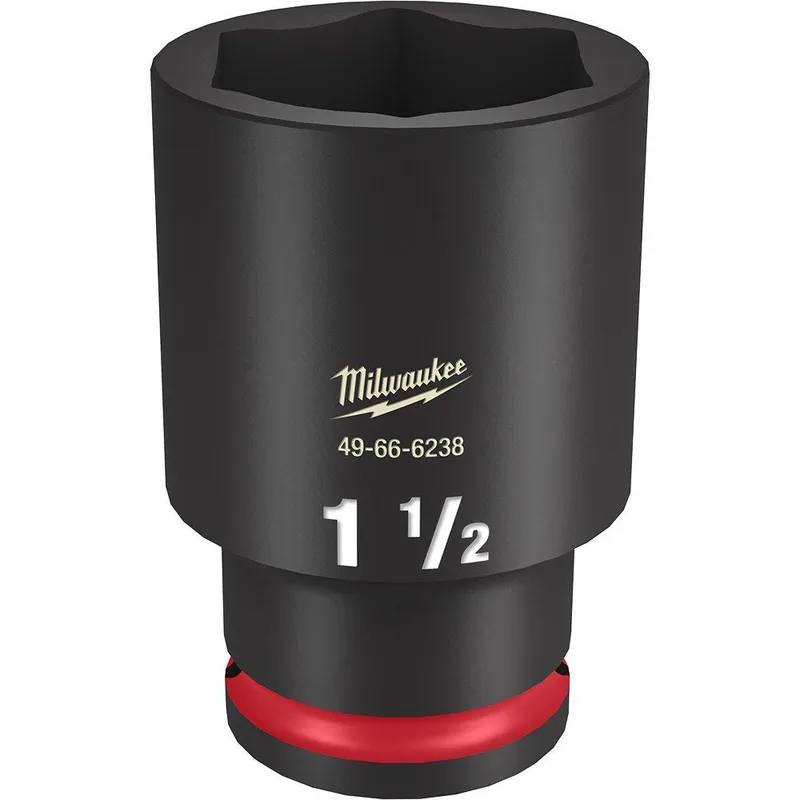 Milwaukee SHOCKWAVE Impact Duty 1/2"Drive 1-1/2" Deep 6 Point Socket