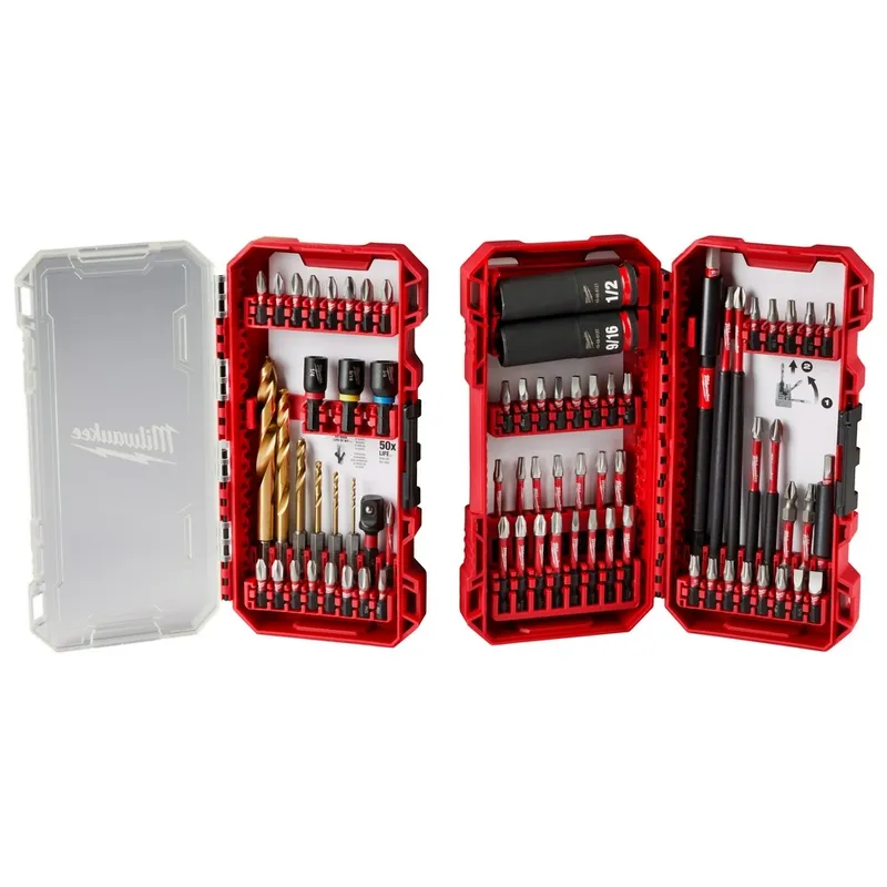Milwaukee SHOCKWAVE Impact Duty Drill, Drive & Fasten Set - 75PC