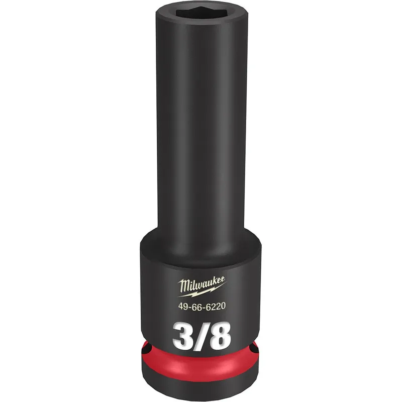 Milwaukee SHOCKWAVE Impact Duty 1/2"Drive 3/8" Deep 6 Point Socket