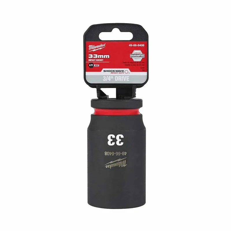 Milwaukee SHOCKWAVE Impact Duty 3/4"Drive 33MM Deep 6 Point Socket