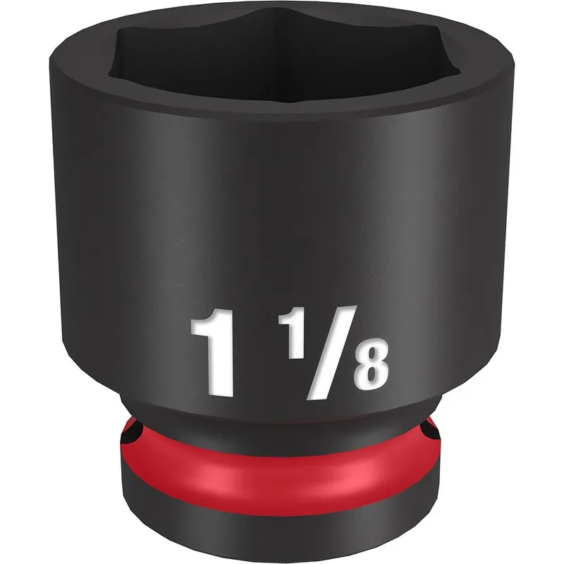 Milwaukee SHOCKWAVE Impact Duty 1/2"Drive 1-1/8" Standard 6 Point Socket
