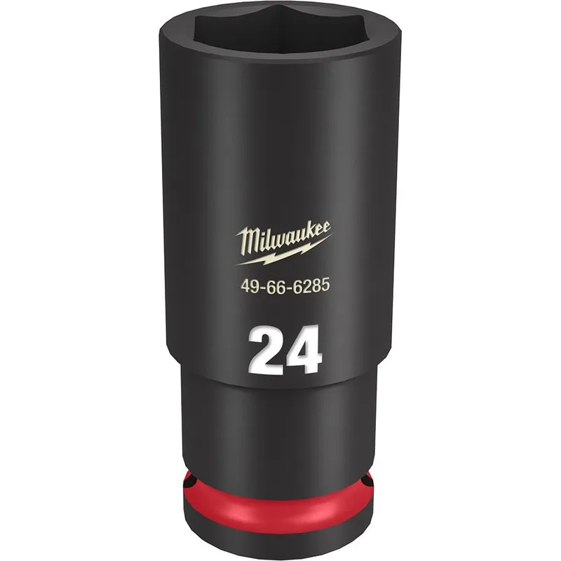 Milwaukee SHOCKWAVE Impact Duty 1/2"Drive 24MM Deep 6 Point Socket