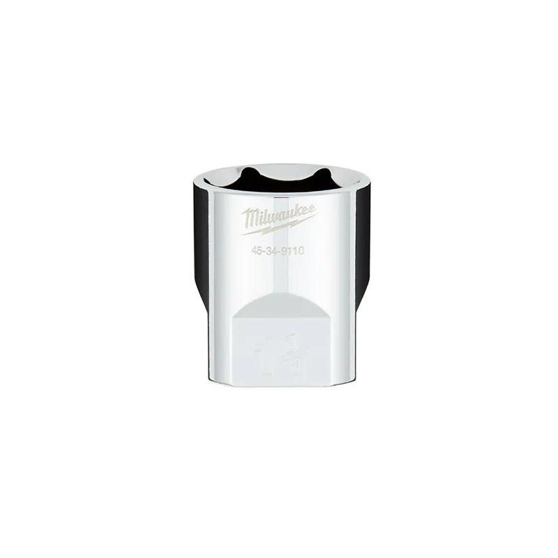 Milwaukee 1/2" Drive 1-1/8" SAE 6-Point Socket with FOUR FLAT Sides