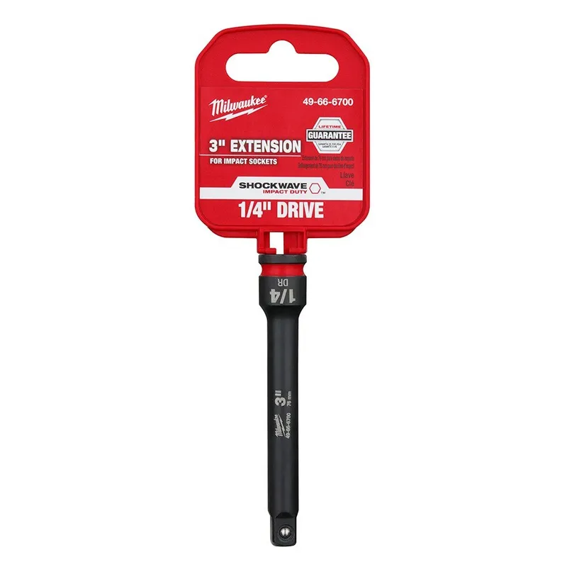 Milwaukee SHOCKWAVE Impact Duty 1/4" Drive 3" Extension