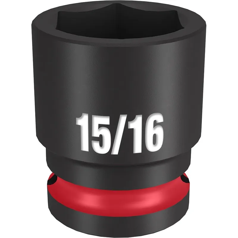 Milwaukee SHOCKWAVE Impact Duty 1/2"Drive 15/16" Standard 6 Point Socket