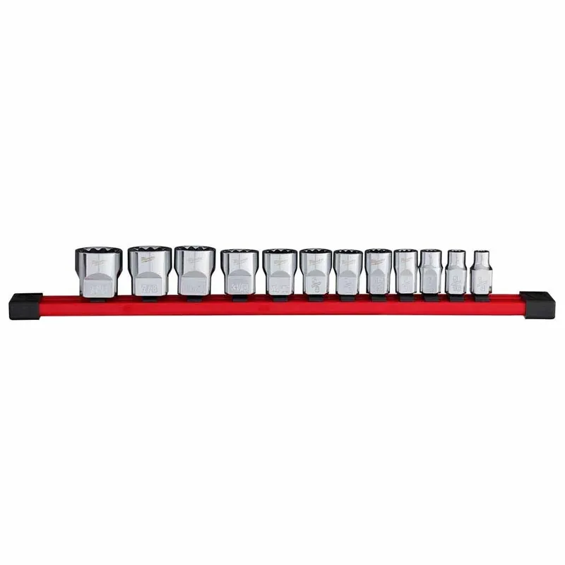 Milwaukee 12pc 3/8" Drive 12-Point SAE Socket Set