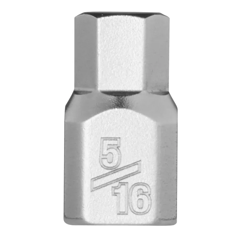 Milwaukee Low-Profile SAE Hex Bit Socket 1/4 in Drive 5/16 in Size
