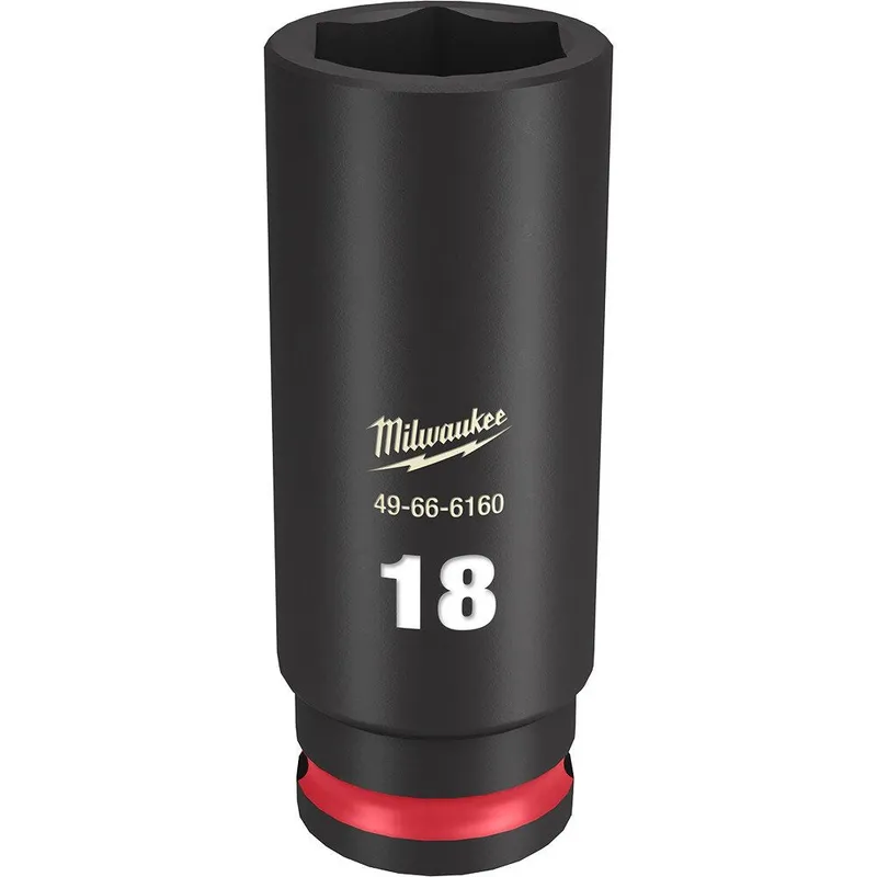 Milwaukee SHOCKWAVE Impact Duty 3/8"Drive 18MM Deep 6 Point Socket