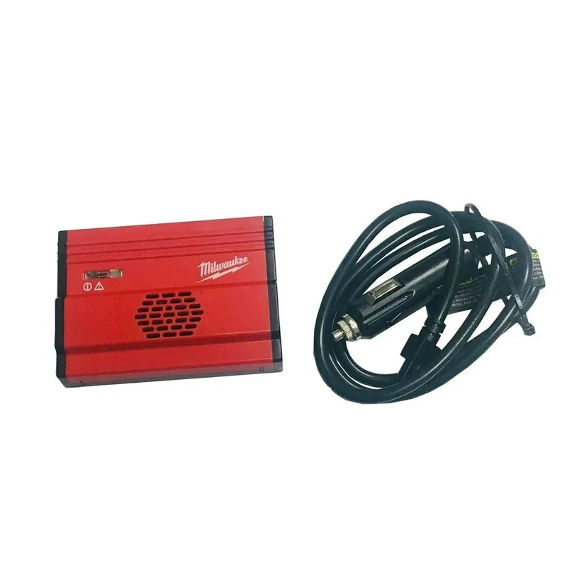 Milwaukee 120V Car Power Inverter with 150W Continuous 300W Peak Output