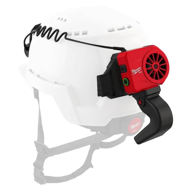 Milwaukee BOLT REDLITHIUM USB Cooling Fan for Safety Helmets and Hard Hats