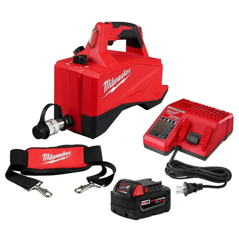 Milwaukee M18 Brushless Single Acting 60 in 3 10,000psi Hydraulic Pump