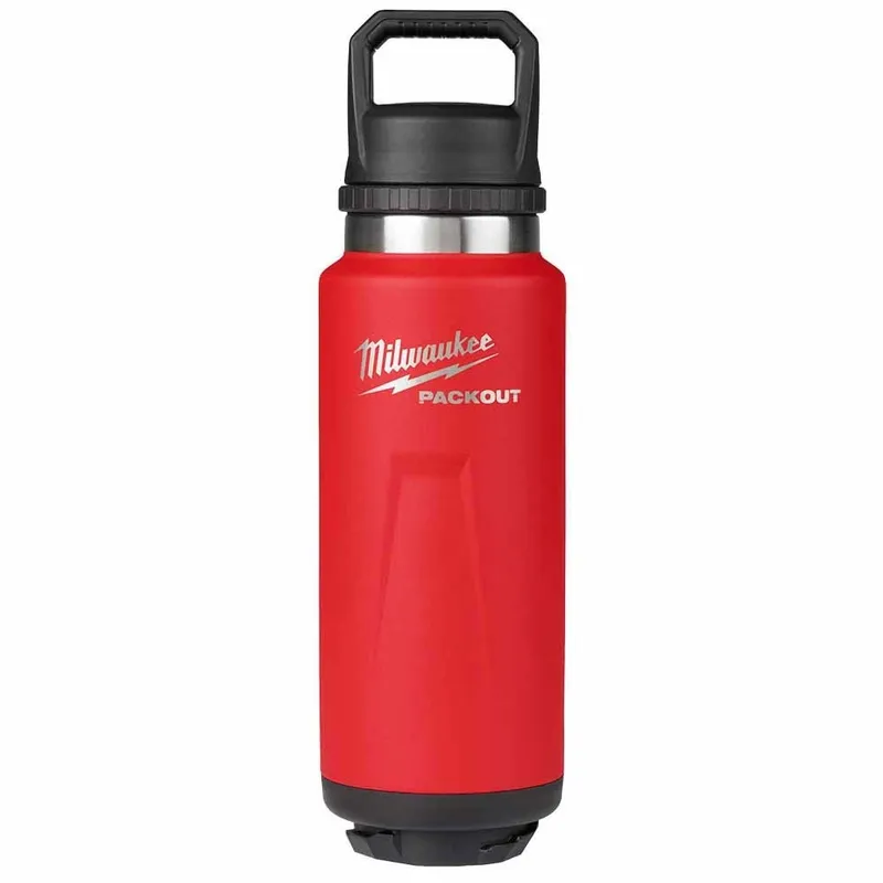 Milwaukee PACKOUT 36oz Insulated Bottle with Chug Lid - Red