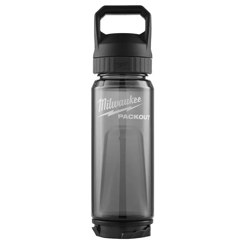 Milwaukee PACKOUT 25oz Bottle with Chug Lid - Black