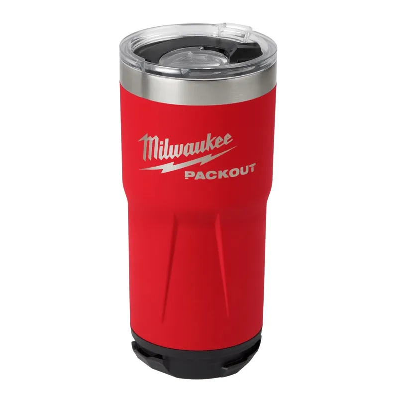 Milwaukee PACKOUT 20 oz. Twist-to-Lock Insulated Tumbler with Sliding Magnetic Lid