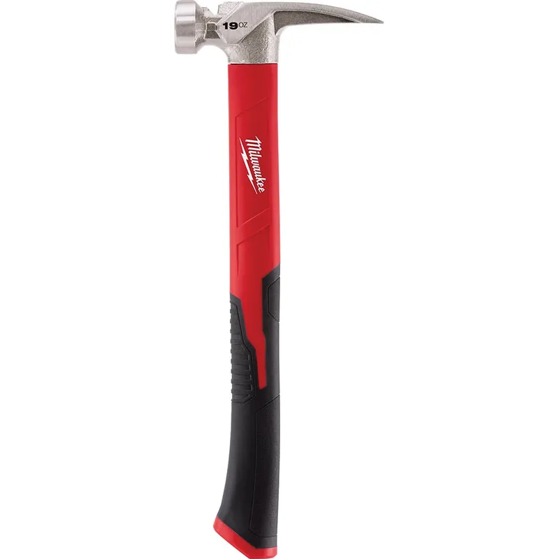 Milwaukee 19oz Smooth Face Poly / Fiberglass Handle Hammer