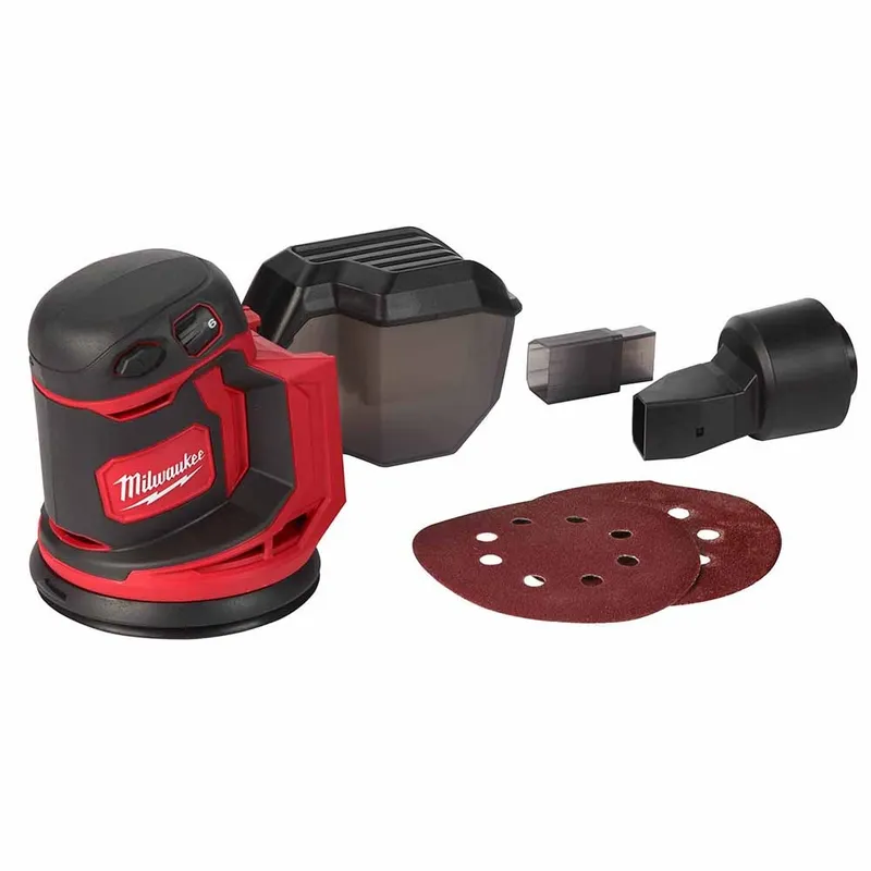 Milwaukee M18 5" Random Orbit Sander (BARE TOOL) VS Hook & Loop