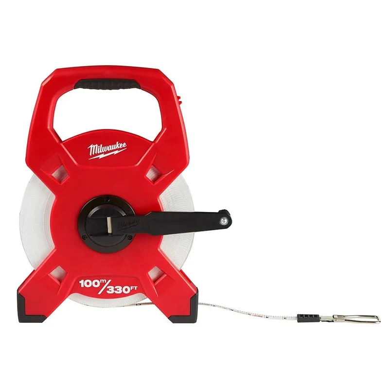 Milwaukee 100m/300' Fiberglass Open Reel Long Tape