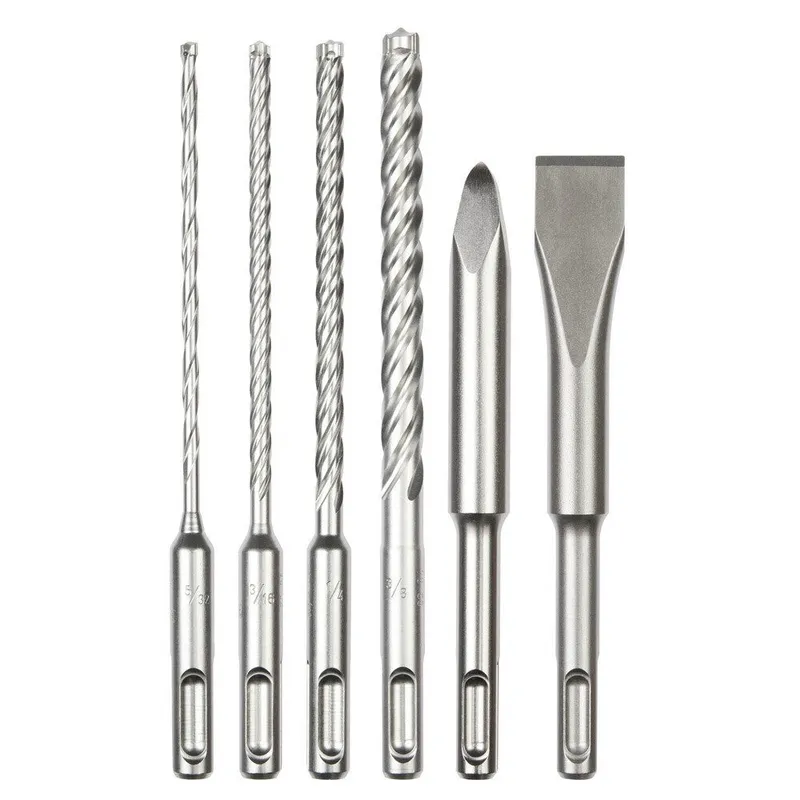 Milwaukee 6pc. SDS Plus MX4 4-Cutter & Chisel Kit