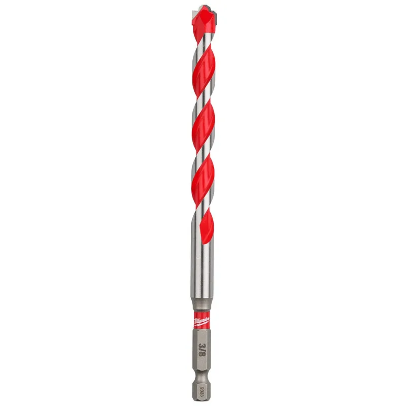 Milwaukee 3/8" x 4" x 6" SHOCKWAVE Carbide Hammer Drill Bit