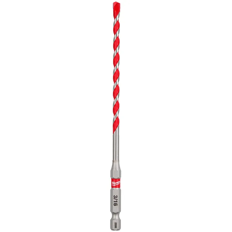 3/16X4X6 SHOCKWAVE MASONRY BIT HAMRDRILL