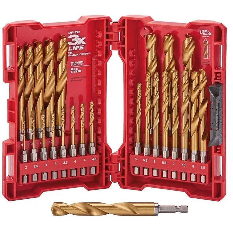 Milwaukee 2mm - 13mm Metric 25 Piece Drill Bit Kit