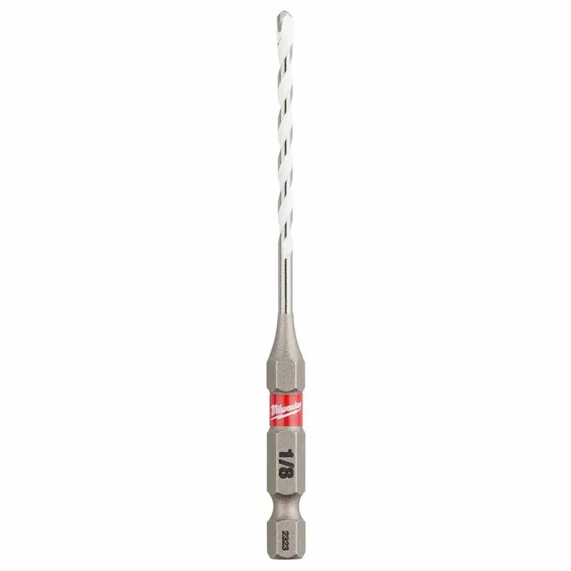 Milwaukee 1/8" x 2" x 3-1/2" SHOCKWAVE Impact Duty Carbide Multi-Material Drill Bit